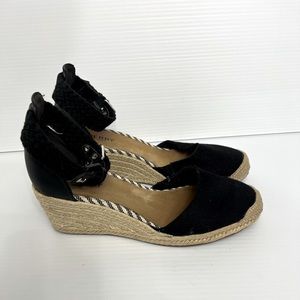 Sperry Top-Sider wedge Sandal tan/black size 8.5M